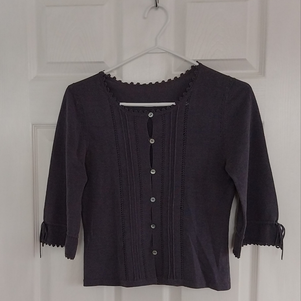 Women's Grey Knitted Sweater